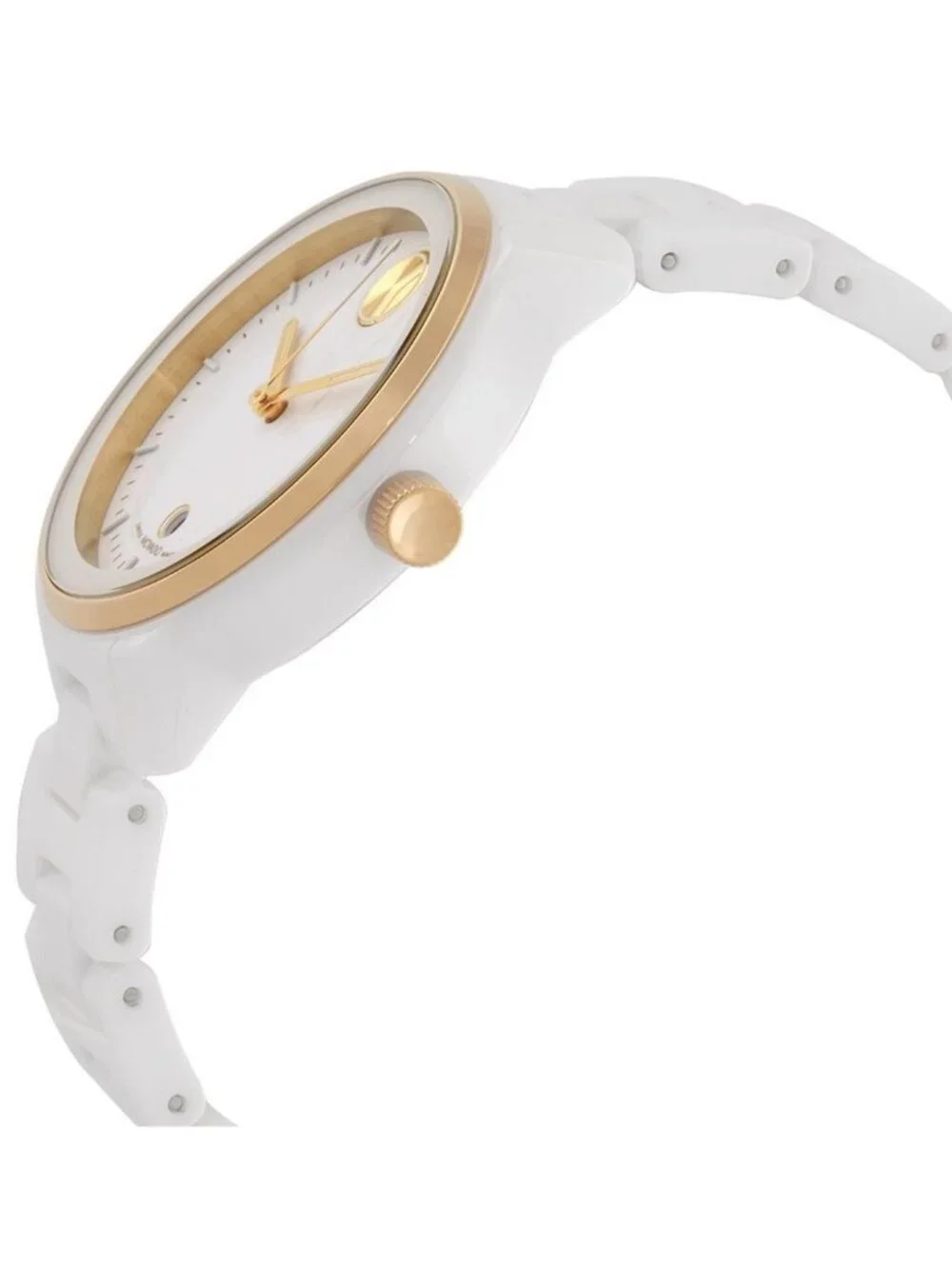 NWT Movado BOLD Verso Quartz White Dial Unisex Watch